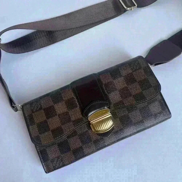 Authentic LOUIS VUITTON Portefeuille Sistina large Wallet Damier Ebene w/COA - Picture 3 of 15